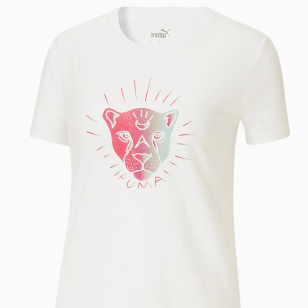 X-Ray Women's Tee - Puma White-Fuchsia Purple